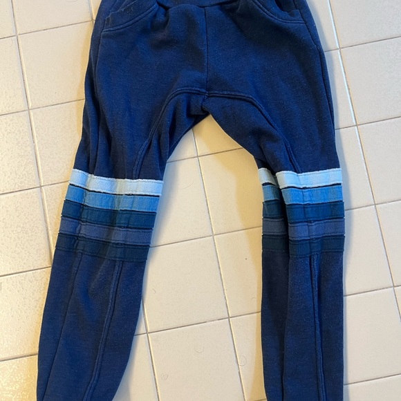 Kids size 8 Aviator Nation blue sweatpants. Excellent condition. - Picture 3 of 3
